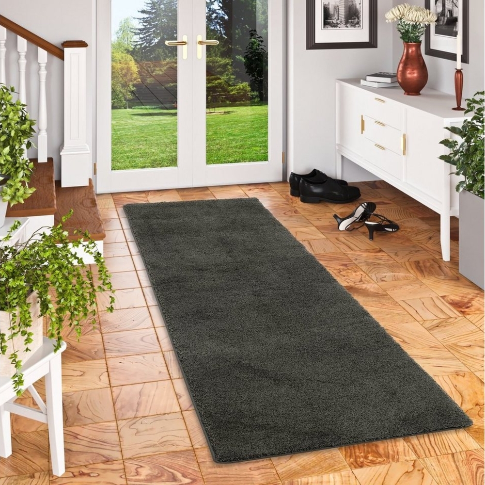 Snapstyle Läufer Hochflor Shaggy Läufer Teppich Palace, Rechteckig, Höhe: 36 mm Bild 1