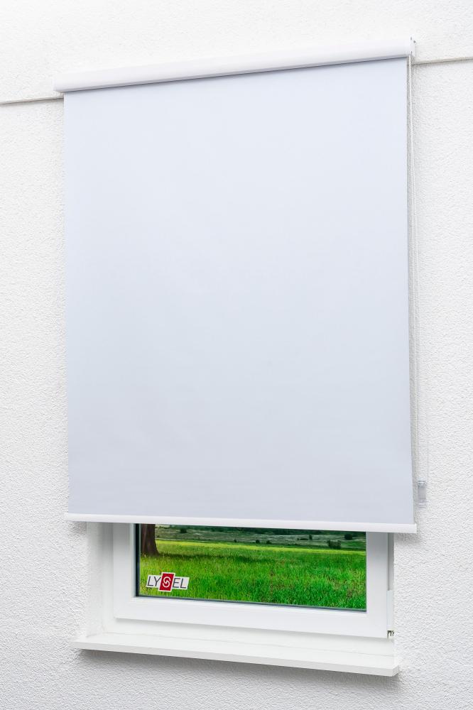 Lysel - Qualitätskassettenrollo Abdunkelung weiß, (B x H) 50cm x 175cm in weiß Bild 1