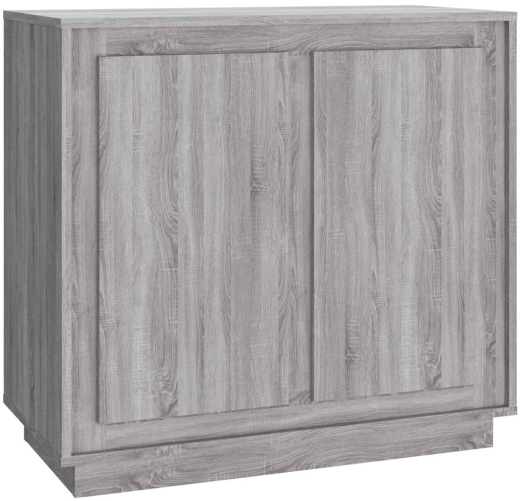 vidaXL Sideboard Grau Sonoma 80x34x75 cm Holzwerkstoff 819890 Bild 1