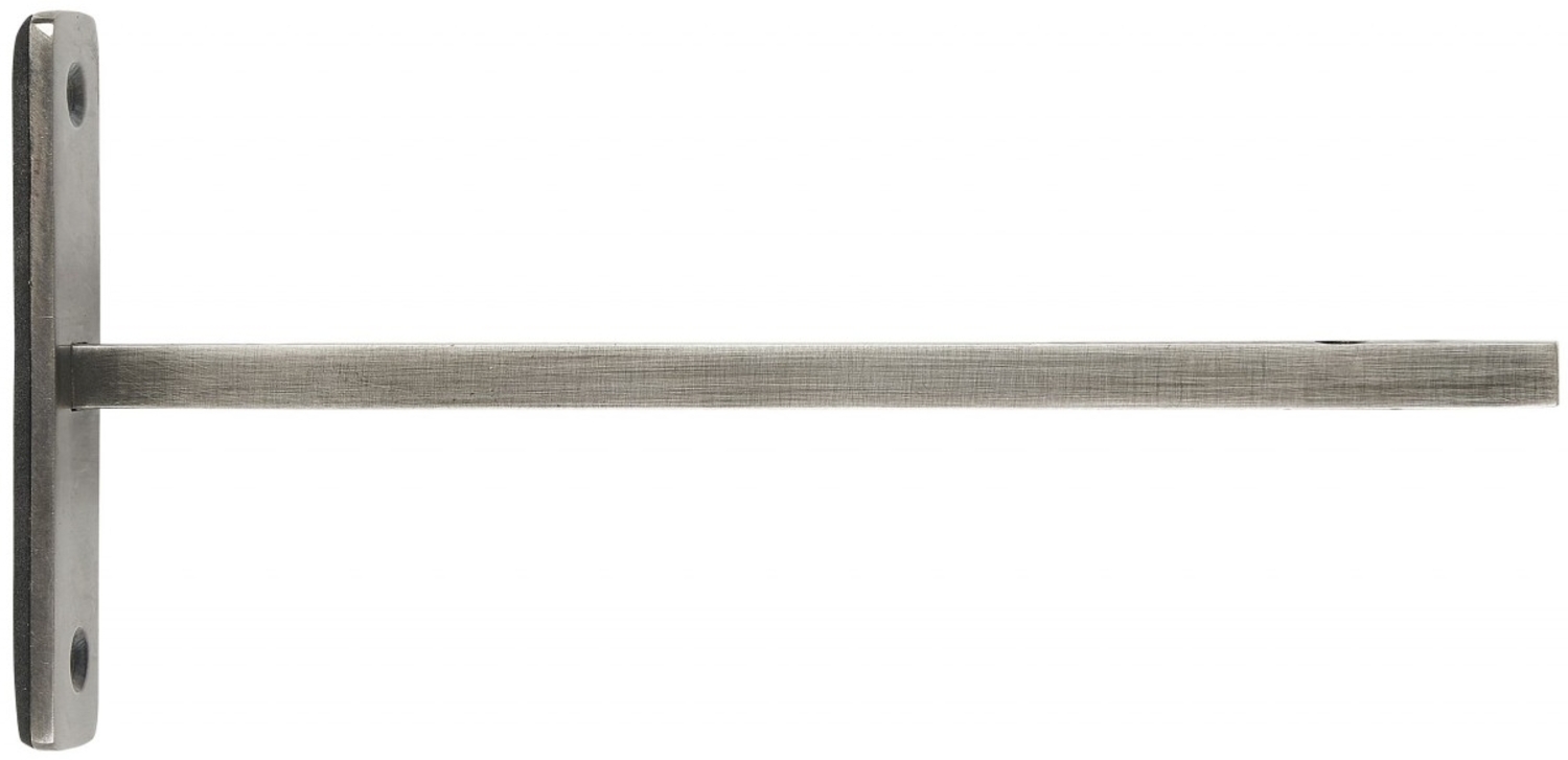 2x Regalhalter Regalwinkel Regalträger Antiksilber-Finish Grau Laursen 05994-12 Bild 1