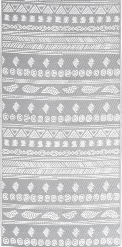 vidaXL Outdoor-Teppich ARAKIL Grau 80x150 cm PP 316968 Bild 1