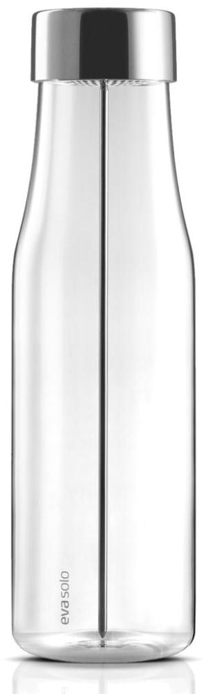 Eva Solo MyFlavour Karaffe, Wasserkaraffe, Glaskaraffe, Borrosilikat-Glas/Edelstahl/Silikon, Transparent, 1 L, 567483 Bild 1