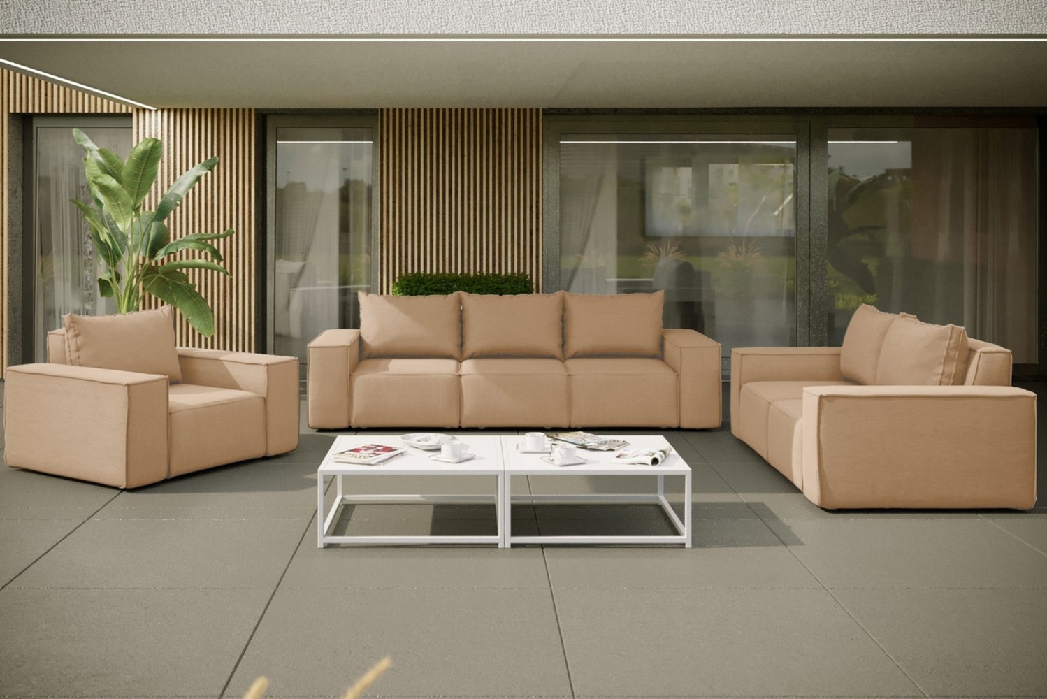 Kaiser Möbel Gartenlounge-Set Gartenmöbel set 3+2 +1 Sonne für den Garten, Terrasse Bild 1