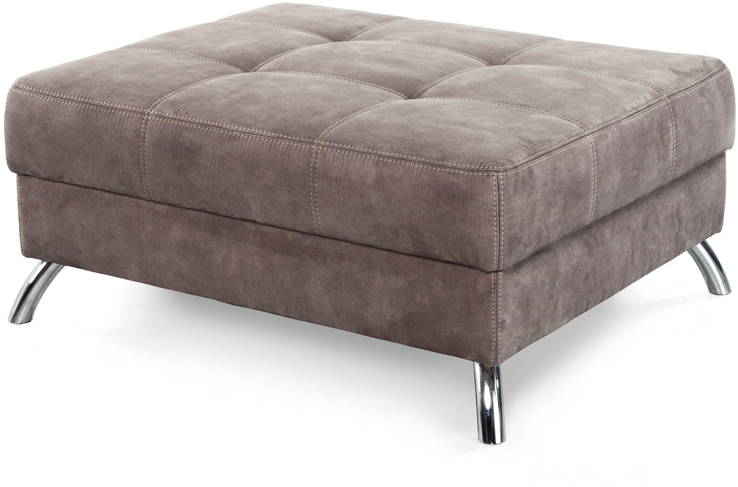 Hocker San Francisco, Mikrofaser, Braun, 103 x 44 x 86 cm Bild 1