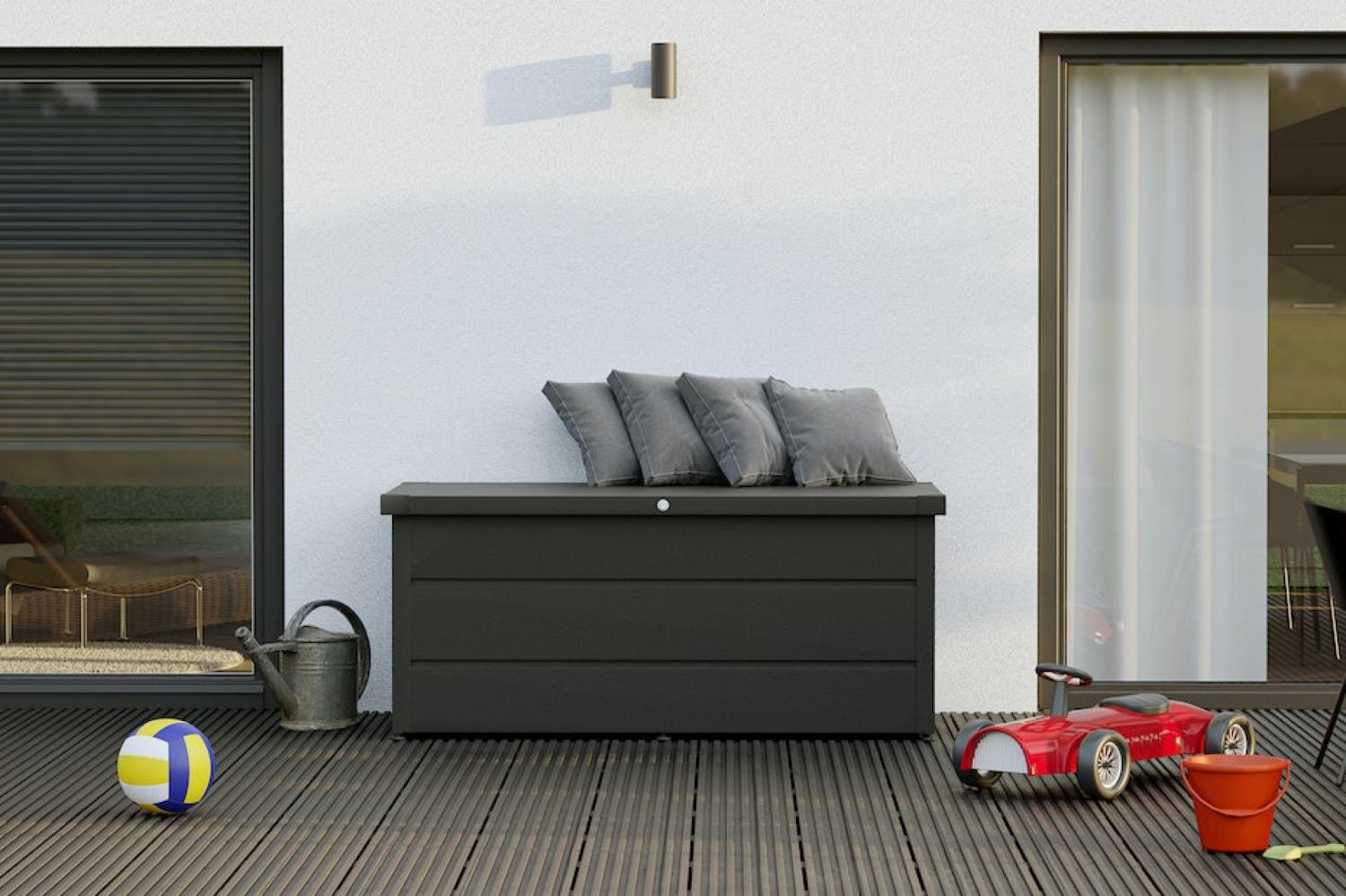 Hörmann Juno Gartenbox Modern Typ 1620 RAL 7016 Anthrazitgrau 166 x 87,5 x 72,5 cm Bild 1