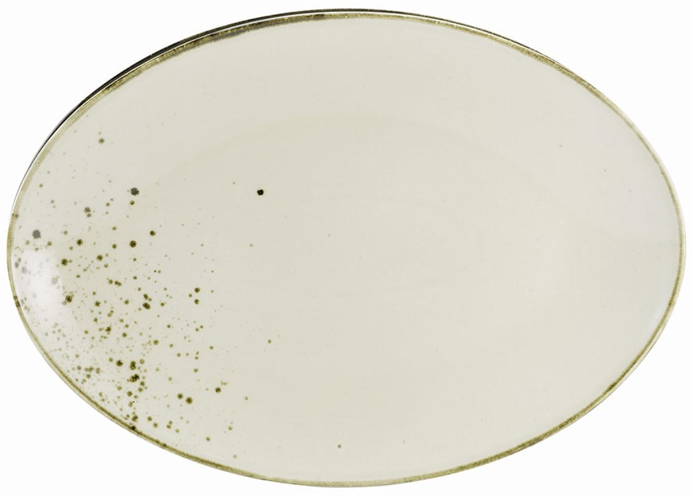 CreaTable 20369 Nature Collection Platte oval 35 cm EARTH Bild 1