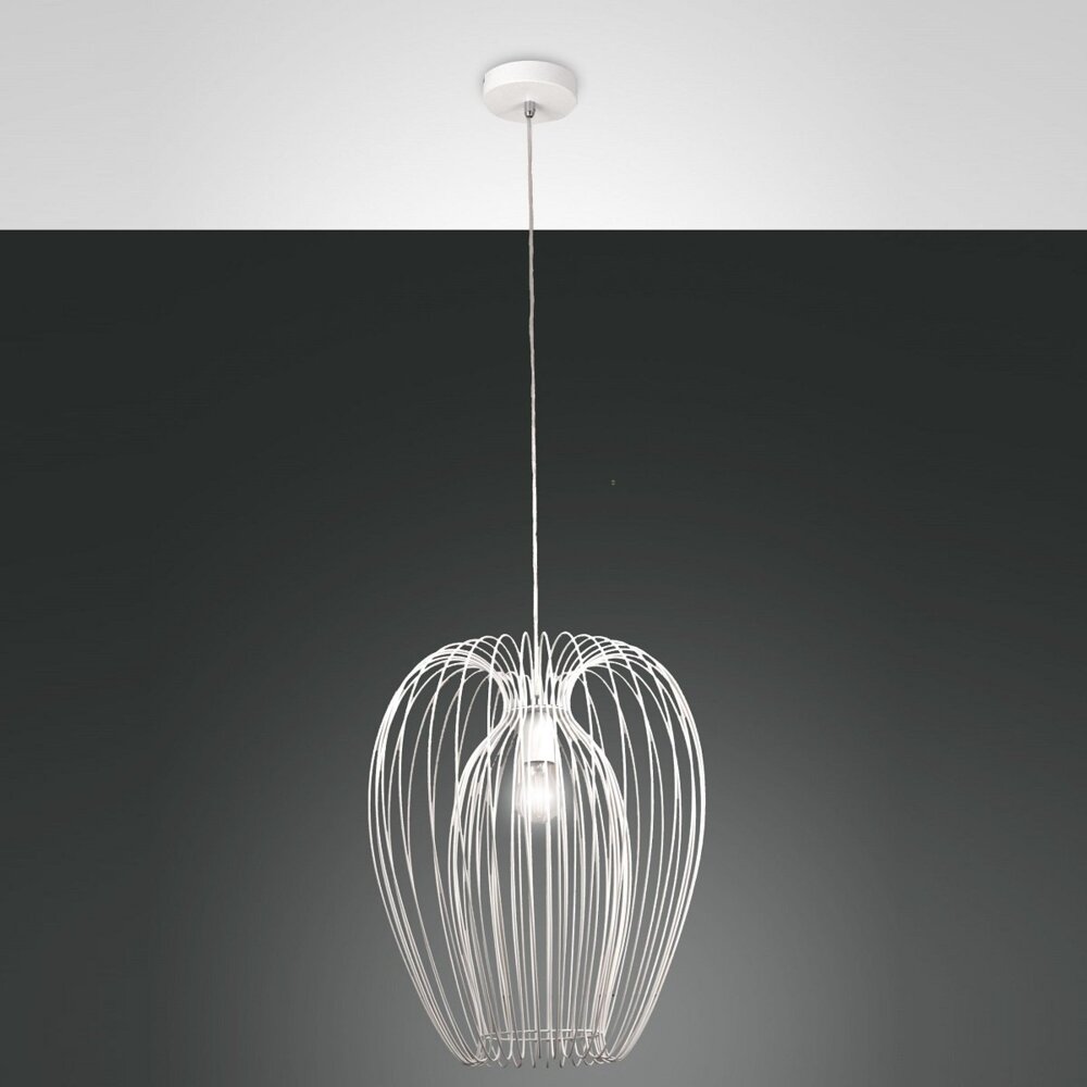 Fabas Luce 3677-45-102 Pendelleuchte Camp 40cm weiss E27 Bild 1