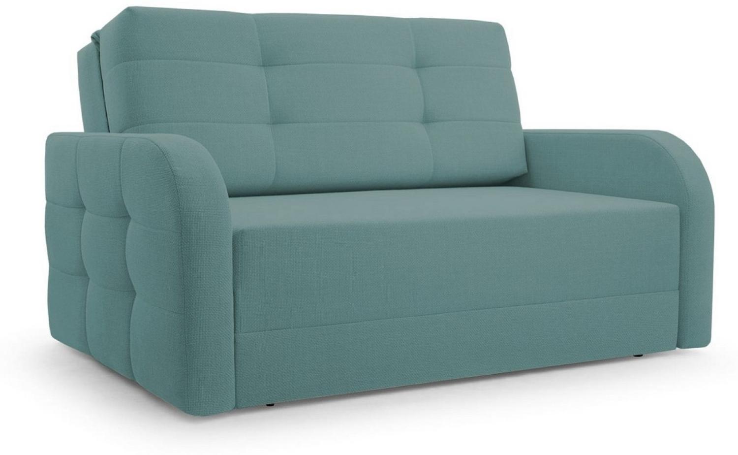 MOEBLO Kindersofa PORTO 120, Schlafsessel Sofa Sessel Jugendsofa Schlafsofa 2-Sitzer Gästebett, mit Schlaffunktion und Bettkasten Bild 1