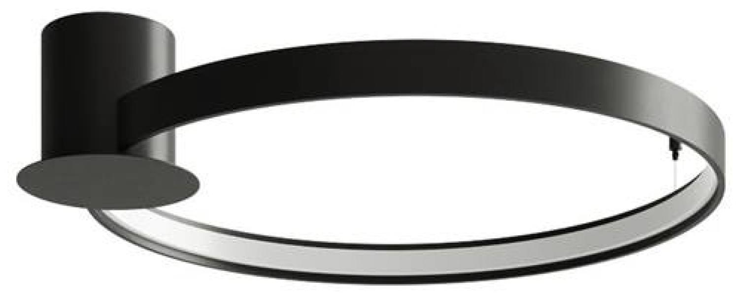 SOLLUX TH. 126 Deckenleuchte RIO schwarz 3000K L: 620, B: 550, H: 125, LED/30W, Bild 1