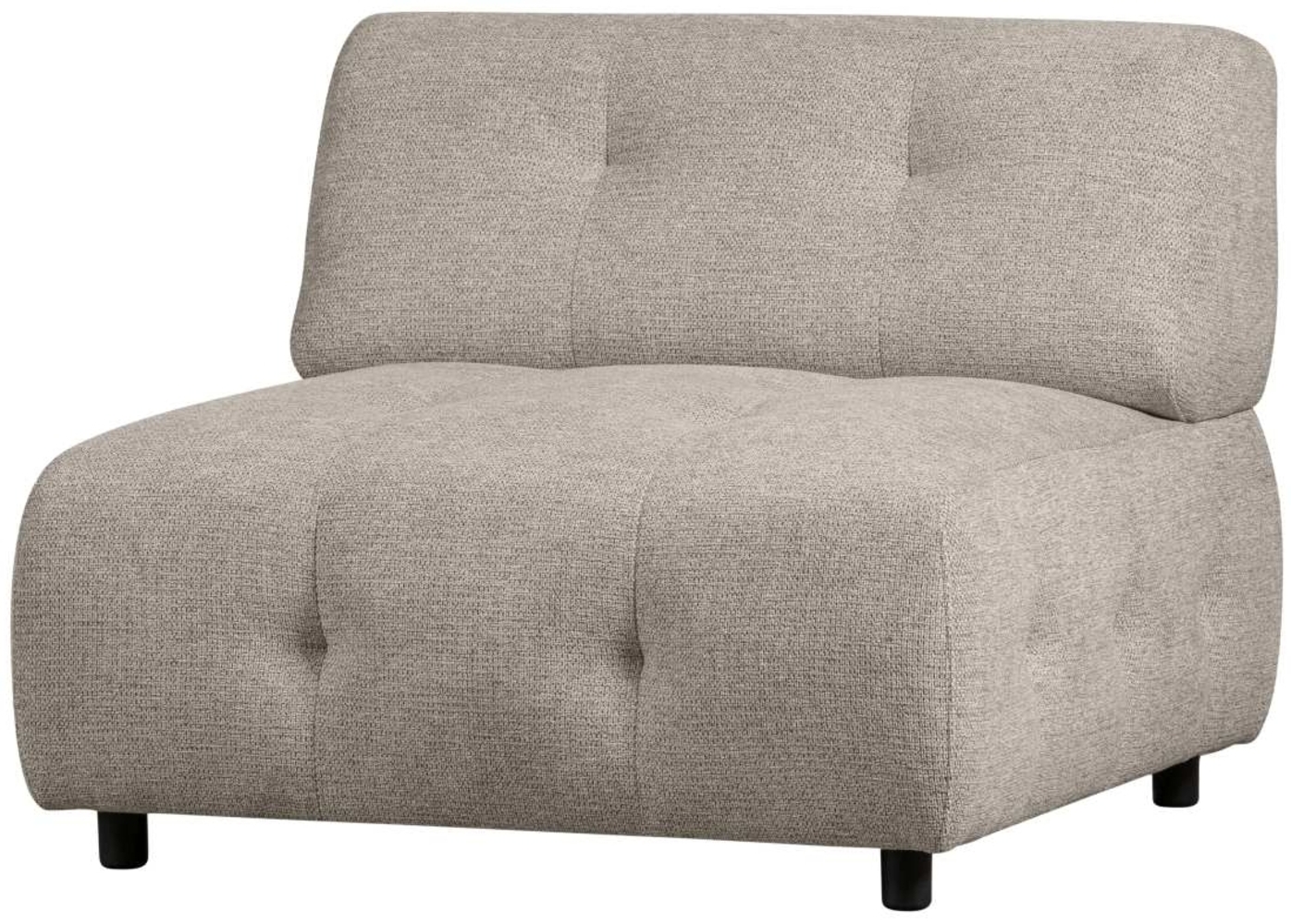 Modulsofa Louis Element aus Chenille, Hellgrau Bild 1