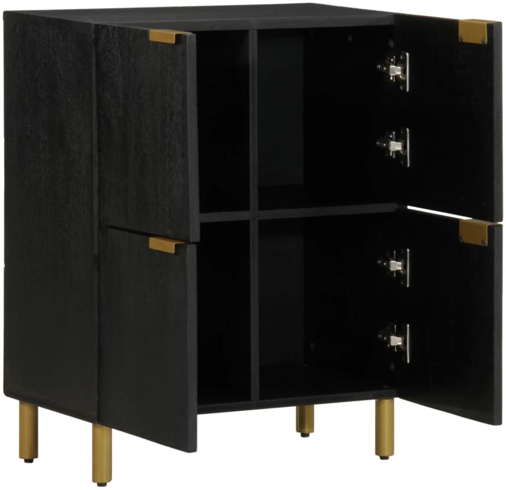 vidaXL Sideboard Schwarz 60x33x75 cm Holzwerkstoff 4017674 Bild 1