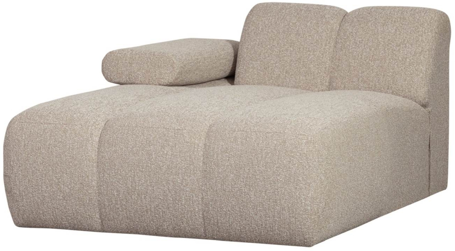 Modulsofa Mojo Boucle Chaiselongue-Links, Beige Bild 1