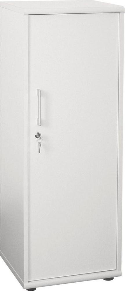 MÖBELPARTNER Hochschrank Aktenschrank Büroschrank Weiß 39,3 x 110,9 x 34,5 cm Bild 1