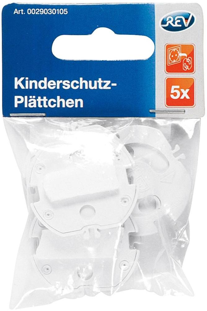 REV RITTER Steckdosen Kinderschutz 5Stück weiß Bild 1