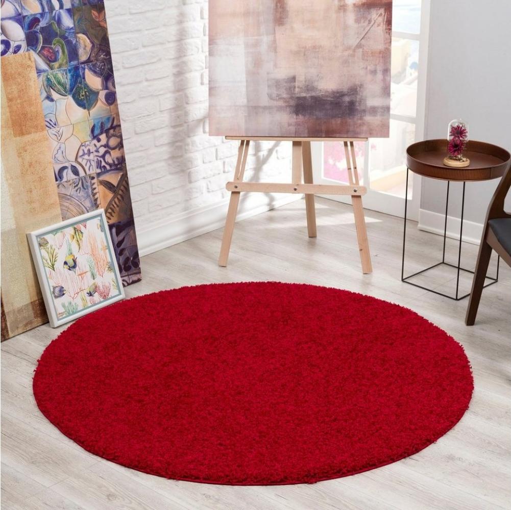 Sanat Hochflor-Teppich LOCA, rund, Höhe: 30 mm, Wohnzimmer, Langflor, Shaggy, Schlafzimmer Bild 1