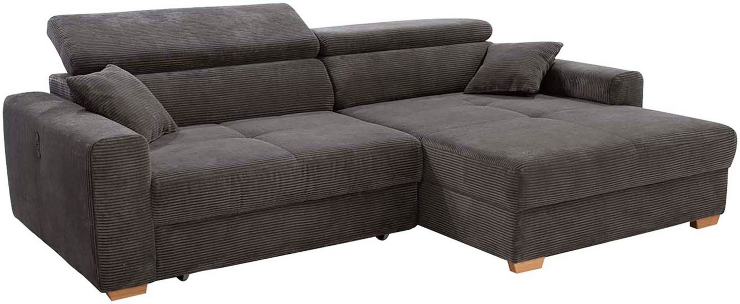 Jockenhöfer Gruppe Ecksofa Slider, L-Form, 140kg Belastbarkeit je Sitzplatz, elektromotorische Sitztiefenverstellung,USB-Ladeports,mit Kopfstützen Bild 1