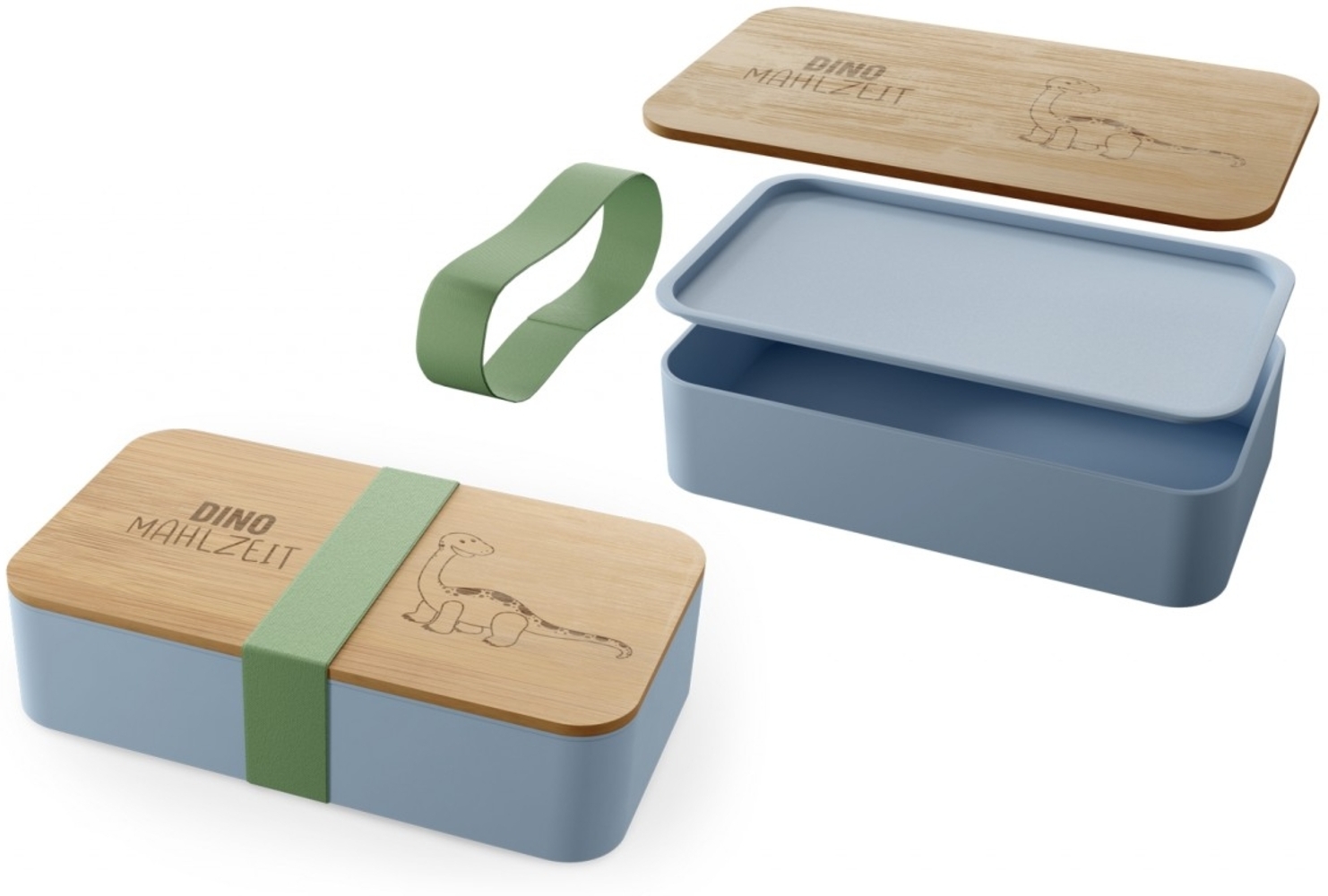 Kinder Brotdose Brotbox Vesperdose Lunchbox la vida Dino 3833811 Bild 1