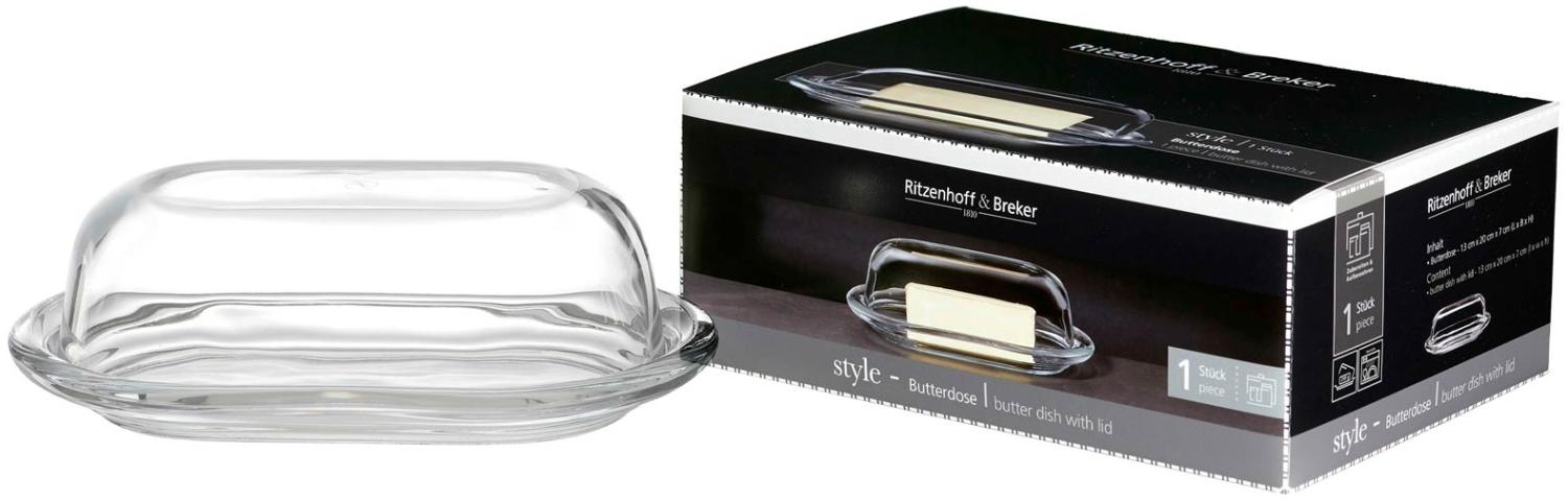 Ritzenhoff & Breker STYLE Glas Butterdose Bild 1