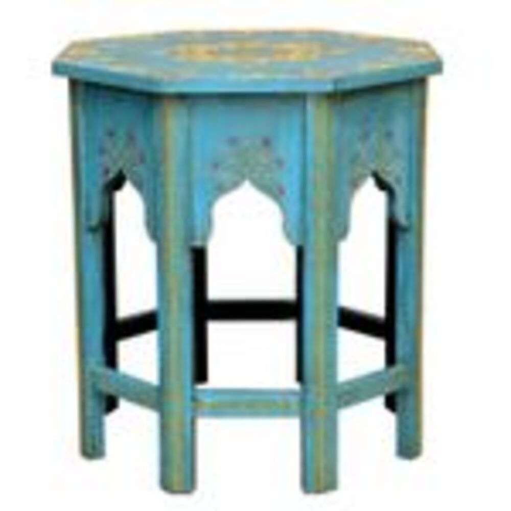 Orientalischer Beistelltisch Saada Blau M Bild 1
