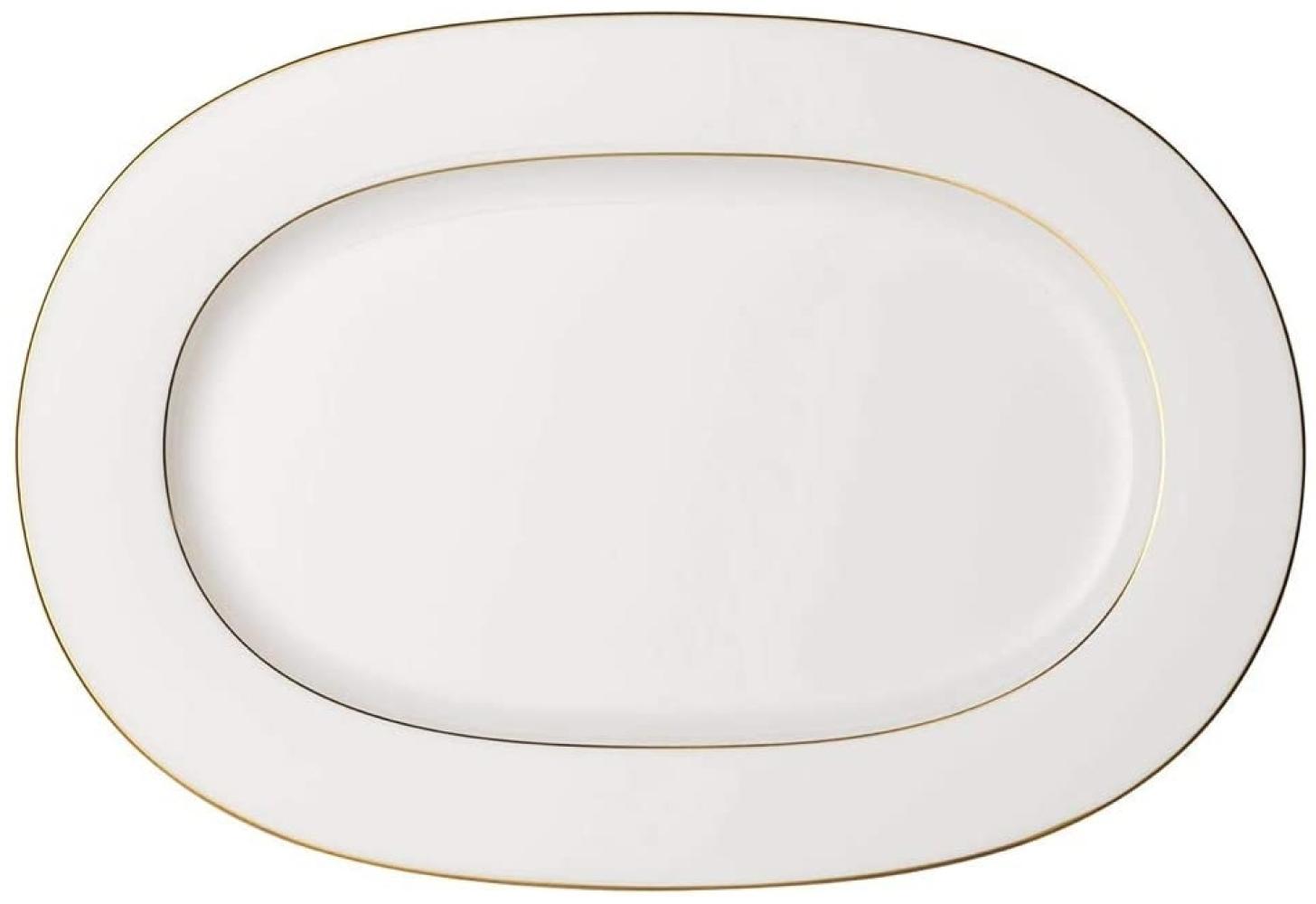 Platte oval 41cm Anmut Gold Villeroy & Boch Signature Servierplatte, Spülmaschinenfest Bild 1