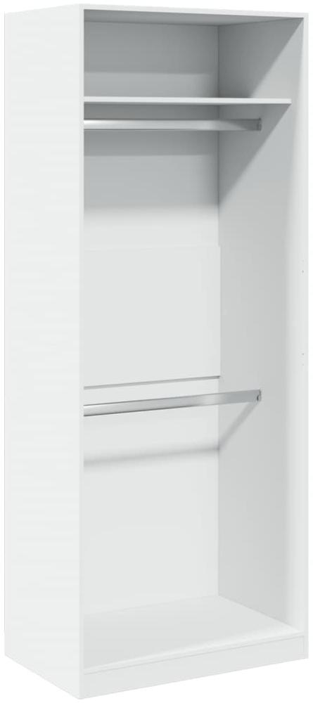 vidaXL Kleiderschrank Weiß 80x50x200 cm Holzwerkstoff 3307792 Bild 1