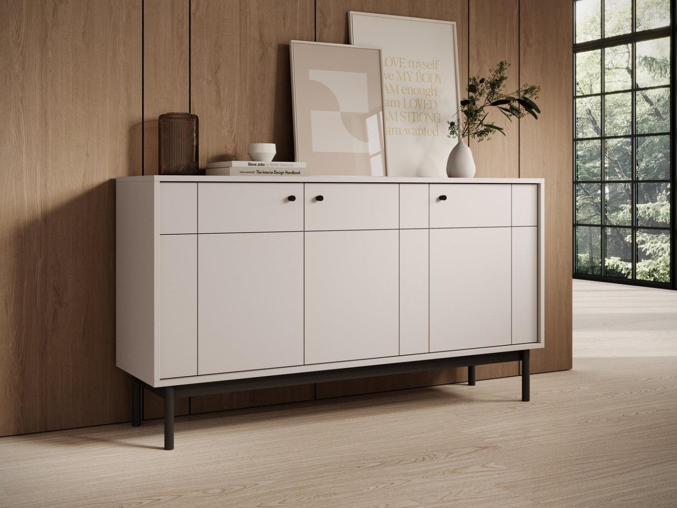 MOEBLO Kommode Ismene - K154 (Sideboard Wohnzimmer Kommode Schlafzimmer Komodenschrank Highboard), (BxHxT):154x84x39 cm Bild 1