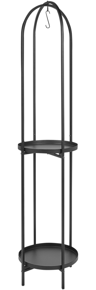 Pflanzenständer TAMARIX Metall 35 cm Schwarz Bild 1