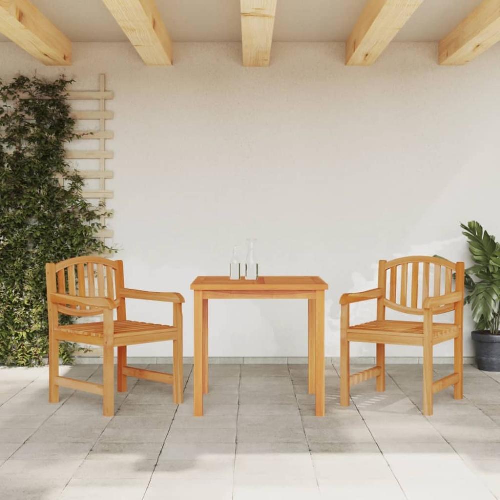 vidaXL 3-tlg. Garten-Essgruppe Massivholz Teak 3157923 Bild 1