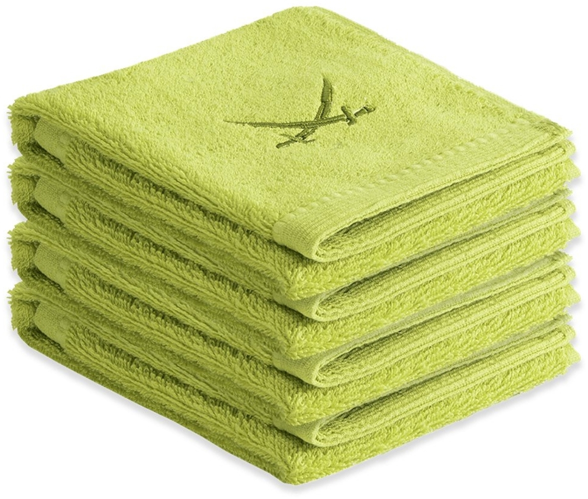 Sansibar Sylt Gästehandtücher Sansibar Sylt Handtuch Gästetuch Frottier-Serie Classic (Set, 4-tlg), mit hochwertiger Sansibar Säbel-Stickerei Bild 1