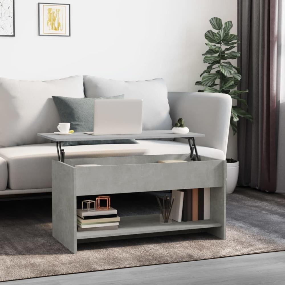 vidaXL Couchtisch Betongrau 102x50x52,5 cm Holzwerkstoff 809651 Bild 1