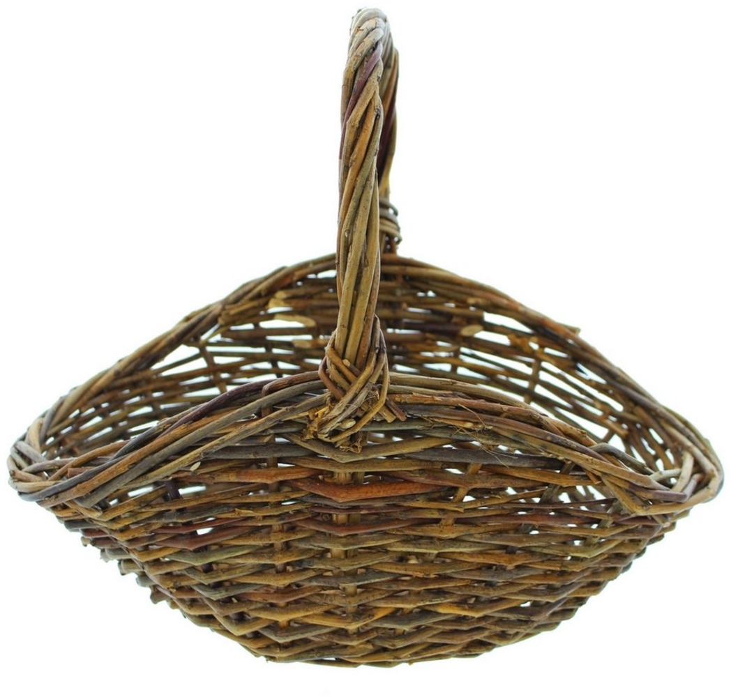 Bügelkorb Natur, klein Korb Erntekorb Einkaufskorb Tragekorb Korb Pilzkorb Bild 1