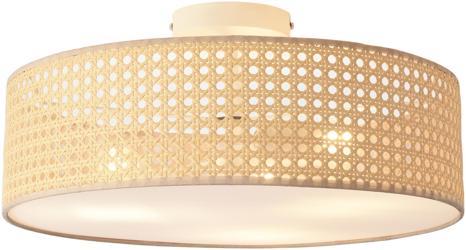 lux. pro 'Ascot' Deckenleuchte, Rattanoptik, 20 x 13 x 45 cm Bild 1