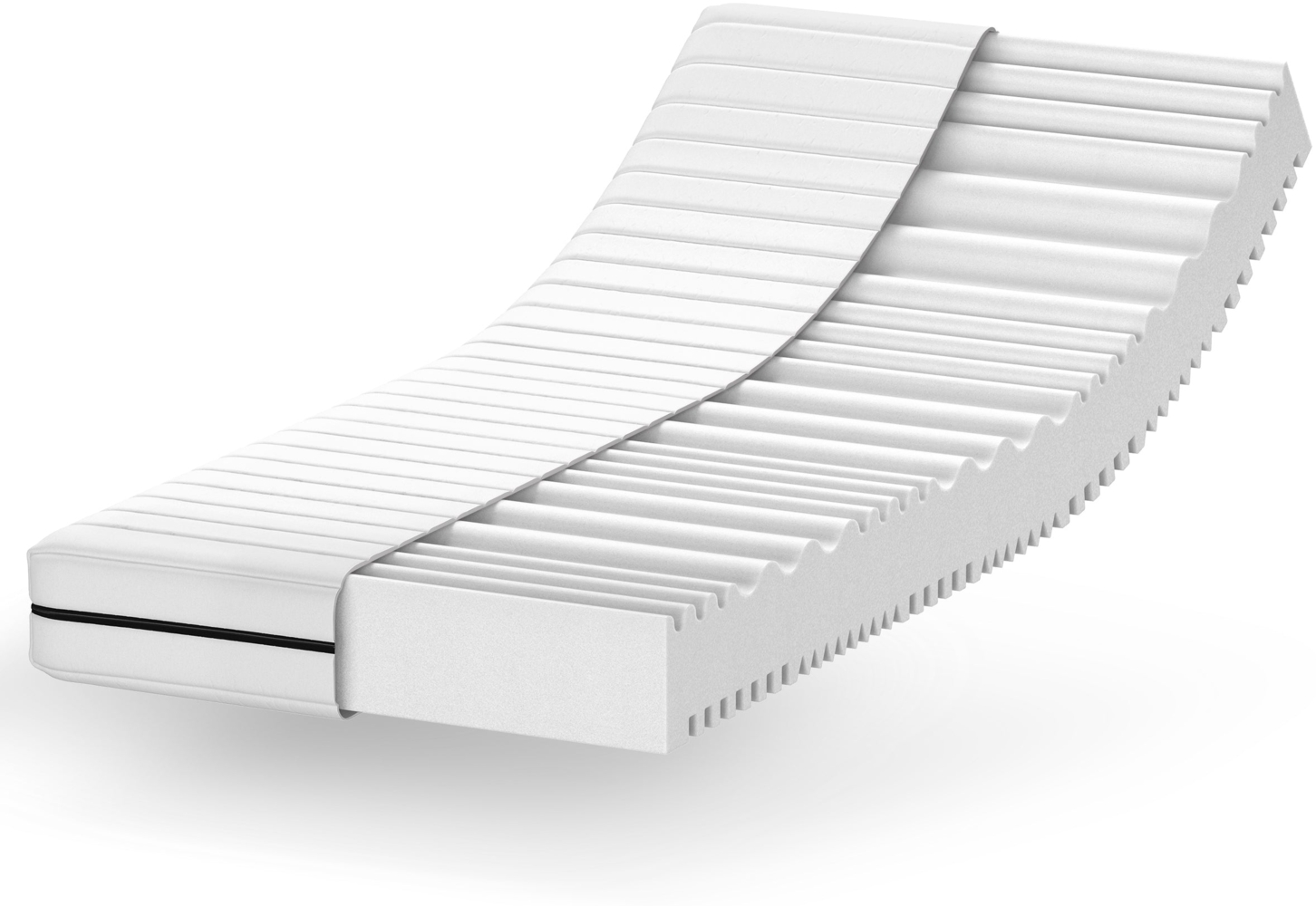 Bequeme Kaltschaummatratze - Matratze H3 - Höhe 18cm - 7 Zonen Matratze - Ergonomisch - Lieferung als Rollmatratze - Matratze 80x200 Bild 1