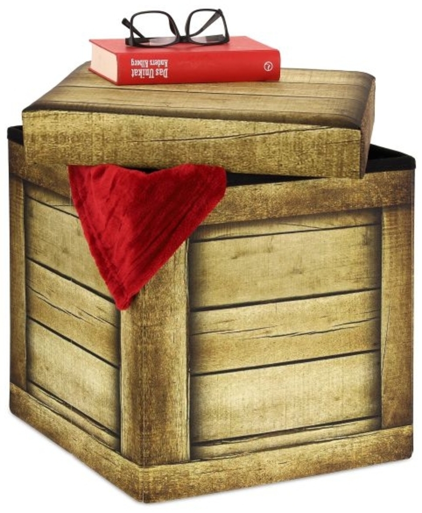 Sitzhocker mit Stauraum Bild 1