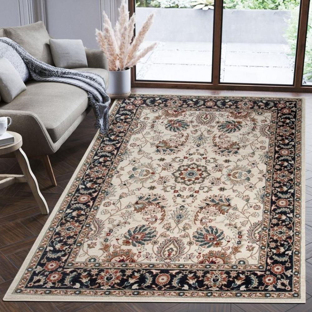 Mazovia Orientteppich Oriente Teppich - Traditioneller Teppich Orient Grau Beige, 60 x 100 cm, Geeignet für Fußbodenheizung, Pflegeleicht, Wohnzimmerteppich Bild 1