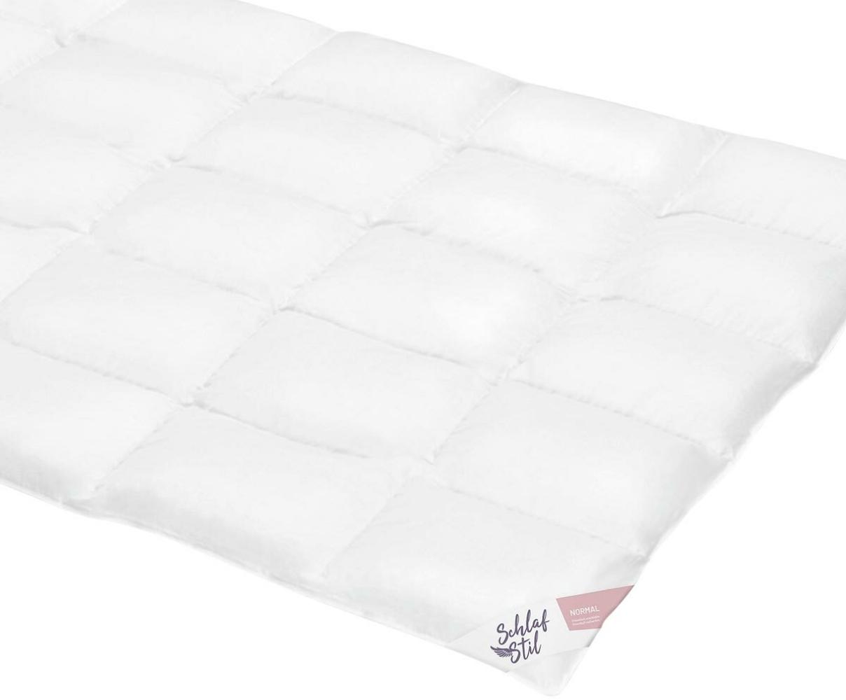 Schlafstil Daunendecke D400 medium, 90% Daunen, 10% Federn|155x220 cm Bild 1