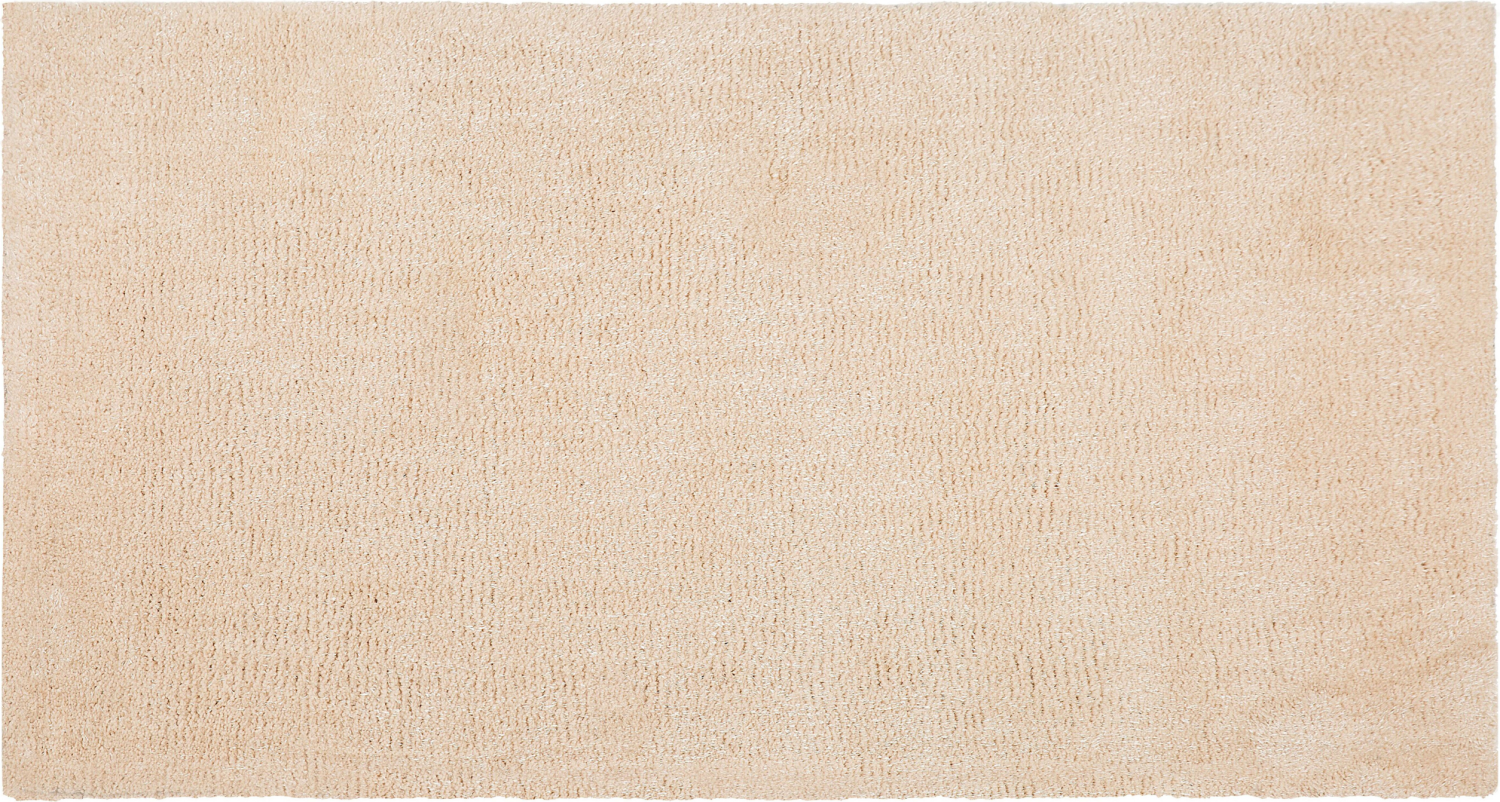 Teppich hellbeige 80x150 cm Shaggy DEMRE Bild 1