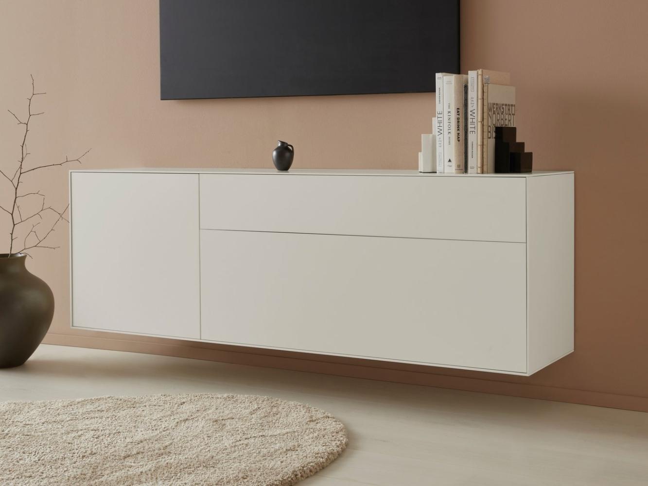 LeGer Home by Lena Gercke Lowboard Essentials, Breite: 167 cm, MDF lackiert, Push-to-open-Funktion Bild 1