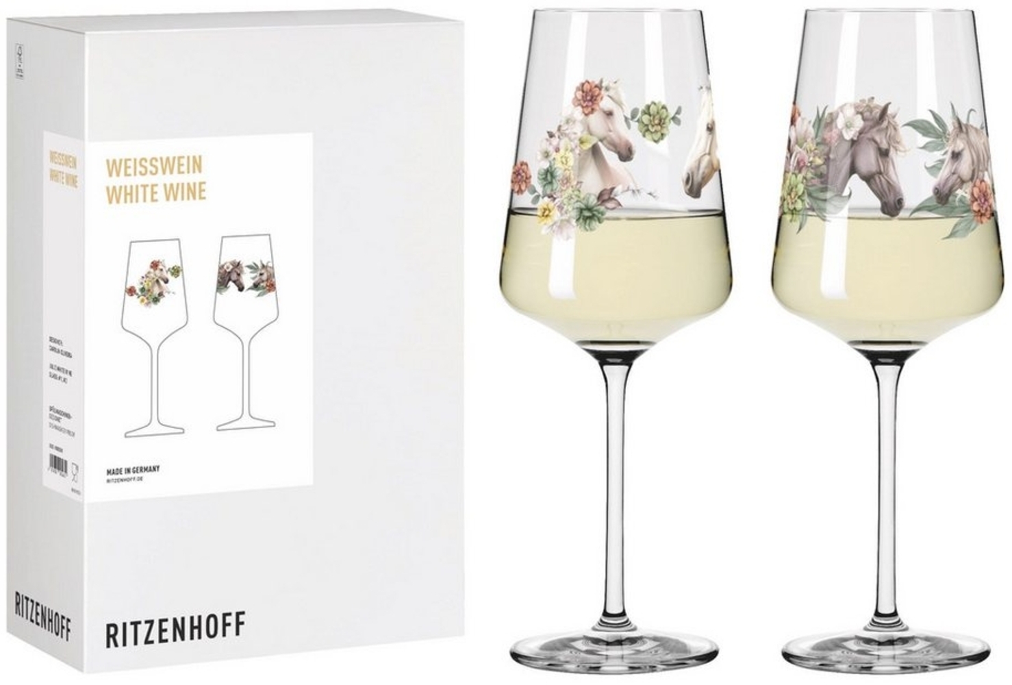 Ritzenhoff Weinglas Reitgold, Kristallglas Bild 1