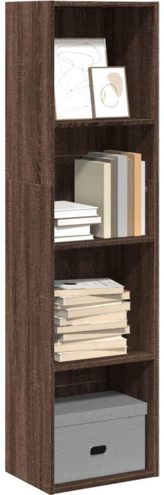 vidaXL Bücherregal Braun Eichen-Optik 40x30x152 cm Holzwerkstoff 857882 Bild 1