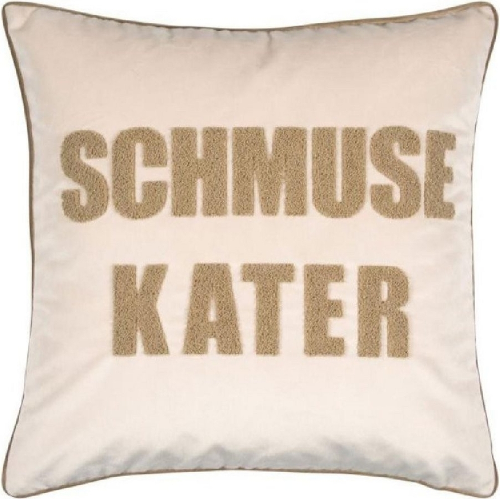 pad Kissenhülle Letters Schmusekater Sand (45x45cm) 11588-C40-4545 Bild 1