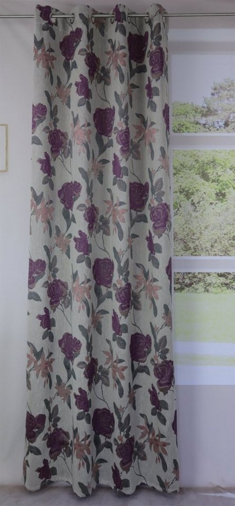EXPERIENCE Vorhang Ösenschal 4060 Romantik Jacquard Deko Blickdicht 140x245 cm Ösen, Ösen, blickdicht, Jacqaurddeko, Jacquard Bild 1