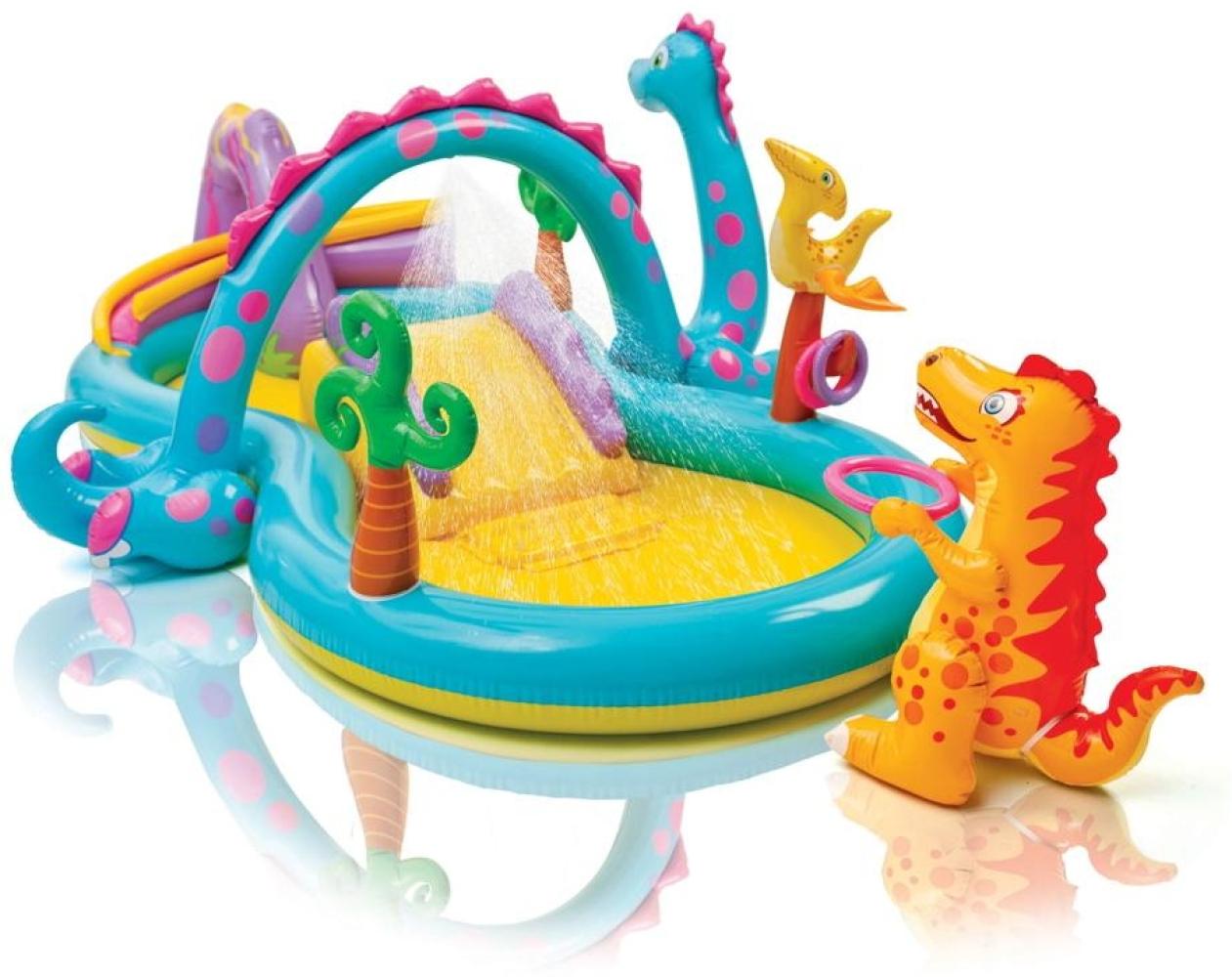 Intex 'Dinoland' Kinderpool, 333 x 229 x 112 cm, aufblasbar Bild 1