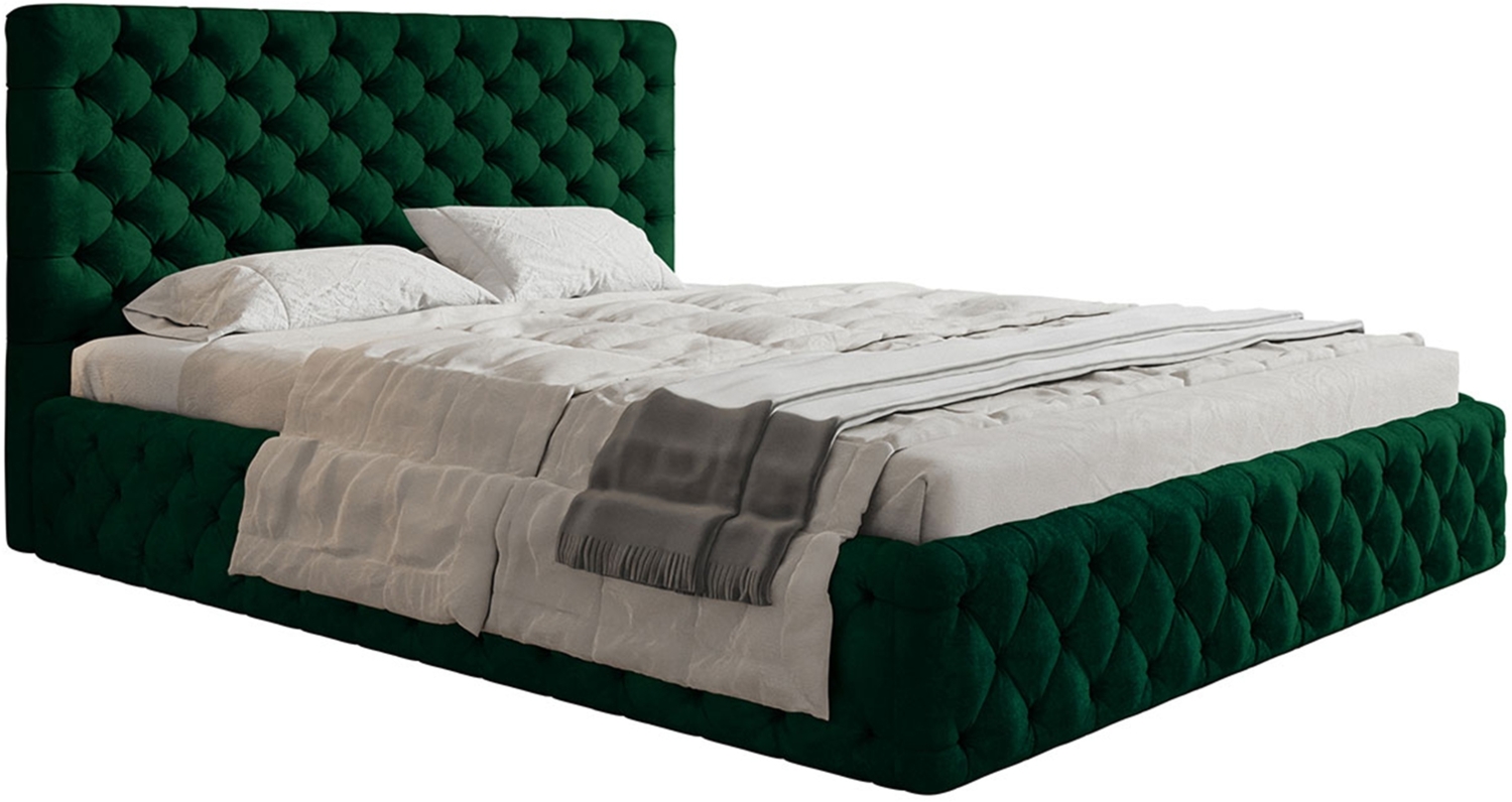 AX LIVING Boxspringbett 160x200 mit Bettkasten Orchido Braun – Komfort & Eleganz Bild 1