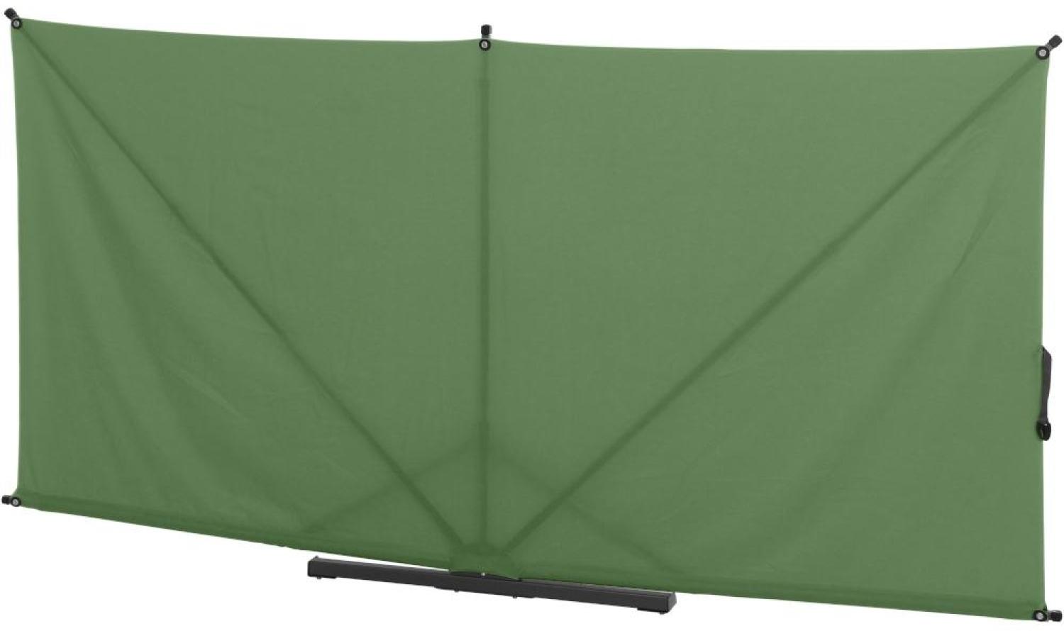 SIENA GARDEN Ben Sichtschutz olive Stahl anthrazit/Polyester olive Bild 1