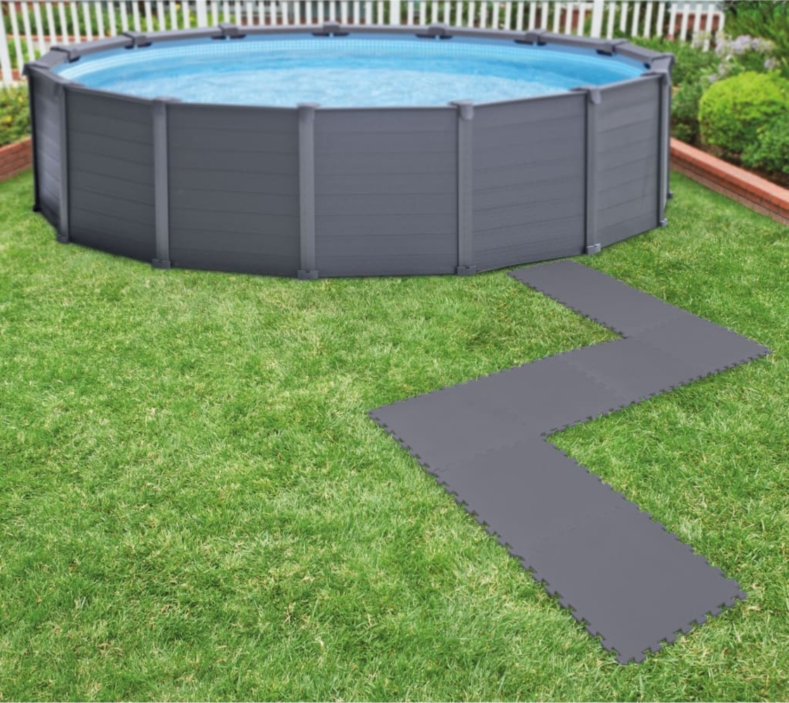 Intex Bodenschutzmatten für Pool 8 Stk. 50x50x0,5 cm 1,9 m² 3202925 Bild 1