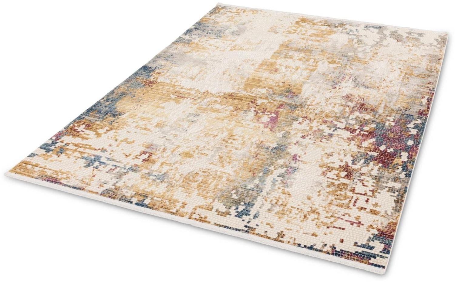 Teppich in Vintage gold aus 100% Polyester - 150x80x1cm (LxBxH) Bild 1