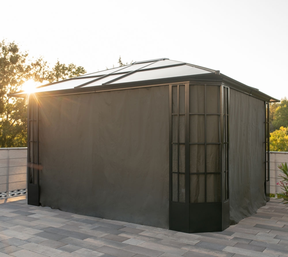 Sojag Vorhänge inkl. Clips für Pavillon Savino Bild 1