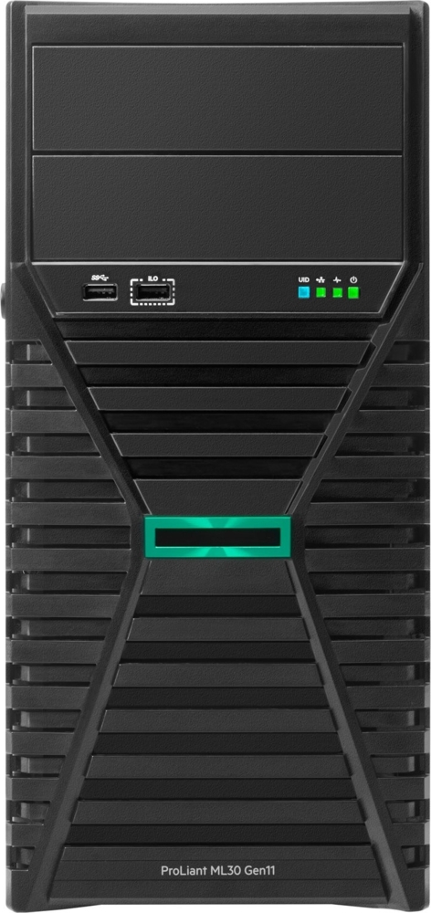 HPE ProLiant ML30 Gen11 Tower Xeon E-2414 4-Core 2.6GHz 1x32GB-U 4xLFF Non Hot P Bild 1