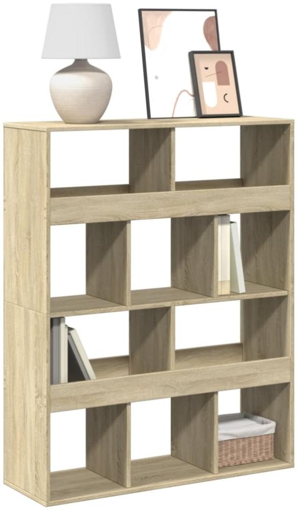 vidaXL Bücherregal Sonoma-Eiche 100x33x125,5 cm Holzwerkstoff 3309359 Bild 1